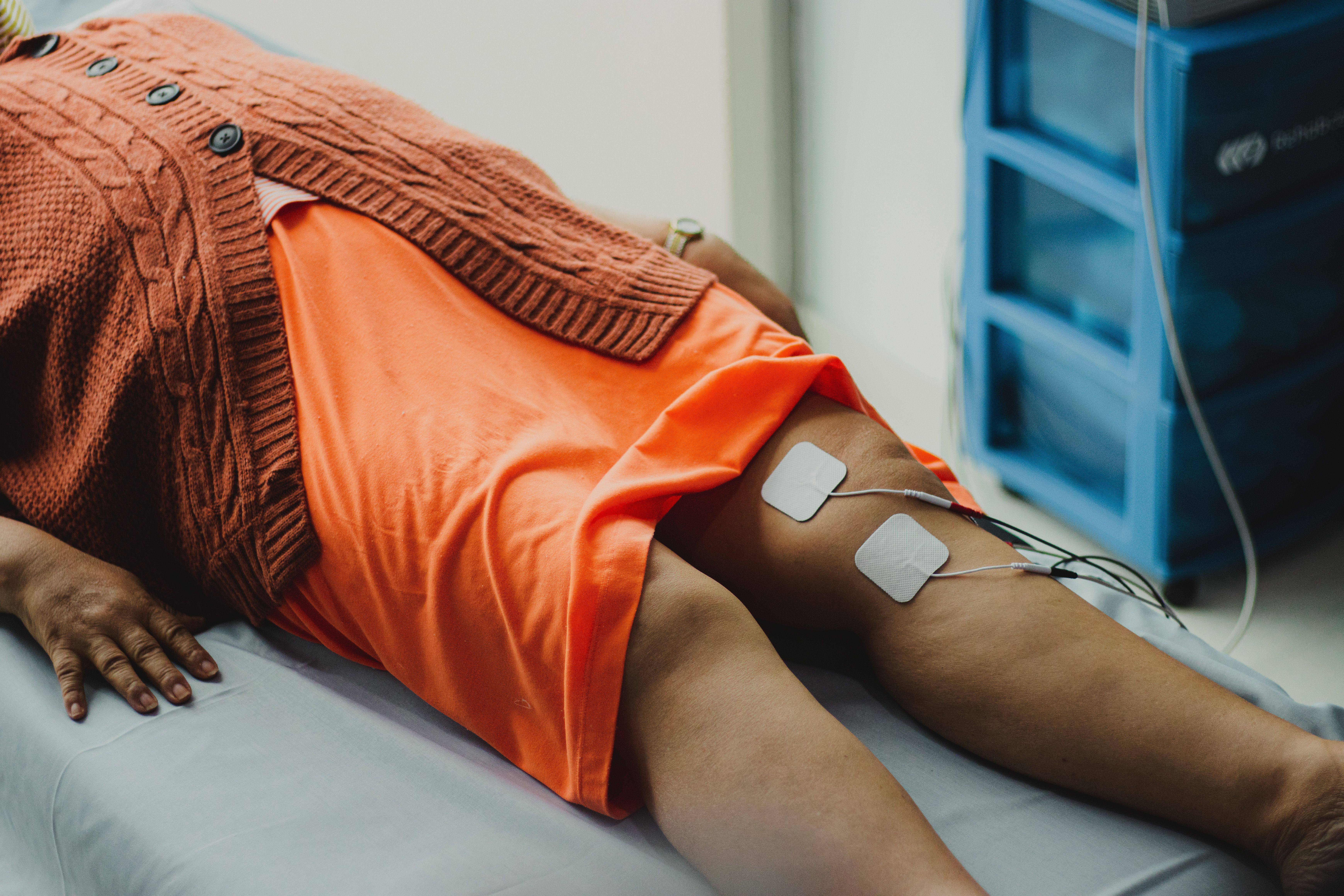 Person der for brugt TENS til fibromyalgi