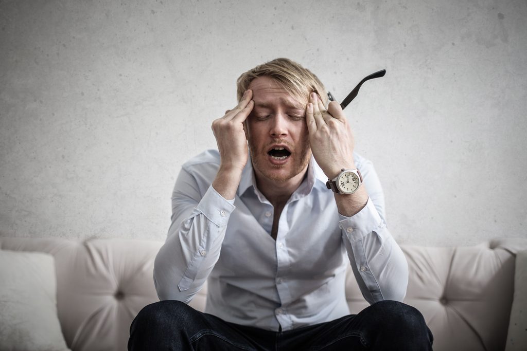 Person hvis stress påvirker fibromyalgien
